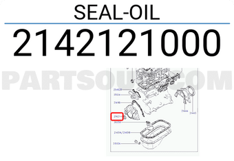 Hyundai / KIA 2142121000 SEAL-OIL