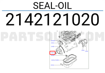 Hyundai / KIA 2142121020 SEAL-OIL