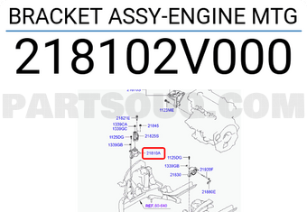 Hyundai / KIA 218102V000 BRACKET ASSY-ENGINE MTG