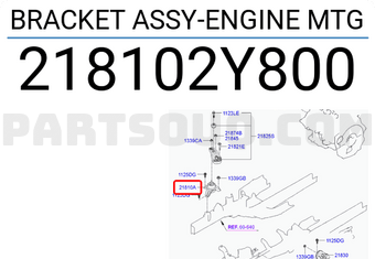 Hyundai / KIA 218102Y800 BRACKET ASSY-ENGINE MTG