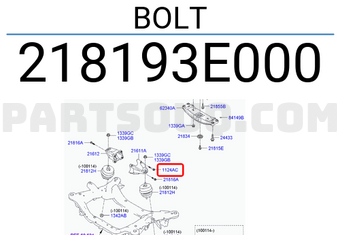 Hyundai / KIA 218193E000 BOLT