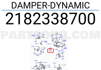 Hyundai / KIA 2182338700 DAMPER-DYNAMIC