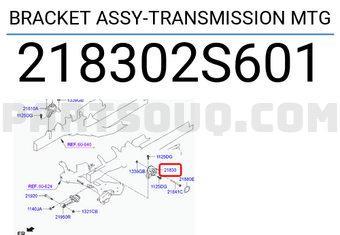 Hyundai / KIA 218302S601 BRACKET ASSY-TRANSMISSION MTG