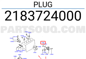 Hyundai / KIA 2183724000 PLUG