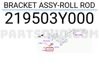 Hyundai / KIA 219503Y000 BRACKET ASSY-ROLL ROD