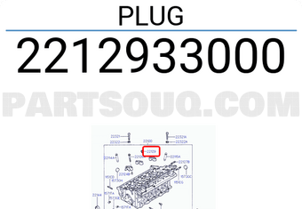 Hyundai / KIA 2212933000 PLUG
