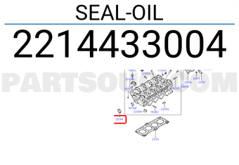 Hyundai / KIA 2214433004 SEAL-OIL