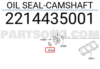 Hyundai / KIA 2214435001 OIL SEAL-CAMSHAFT