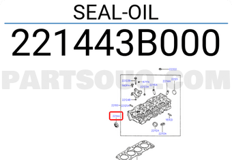 Hyundai / KIA 221443B000 SEAL-OIL