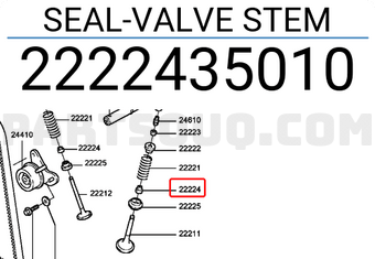 Hyundai / KIA 2222435010 SEAL-VALVE STEM