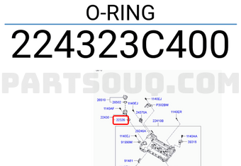 Hyundai / KIA 224323C400 O-RING