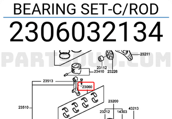 Hyundai / KIA 2306032134 BEARING SET-C/ROD