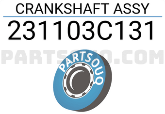 Hyundai / KIA 231103C131 CRANKSHAFT ASSY