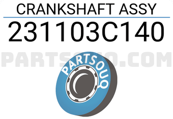Hyundai / KIA 231103C140 CRANKSHAFT ASSY
