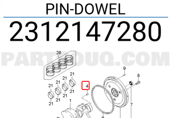 Hyundai / KIA 2312147280 PIN-DOWEL