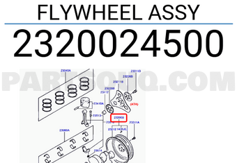 Hyundai / KIA 2320024500 FLYWHEEL ASSY