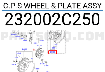 Hyundai / KIA 232002C250 C.P.S WHEEL & PLATE ASSY