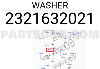 Hyundai / KIA 2321632021 WASHER