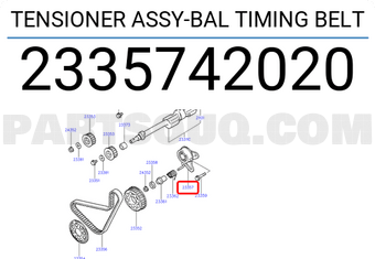 Hyundai / KIA 2335742020 TENSIONER ASSY-BAL TIMING BELT