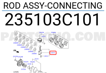 Hyundai / KIA 235103C101 ROD ASSY-CONNECTING