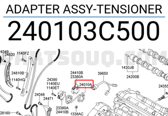 Hyundai / KIA 240103C500 ADAPTER ASSY-TENSIONER