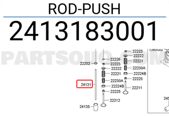 Hyundai / KIA 2413183001 ROD-PUSH
