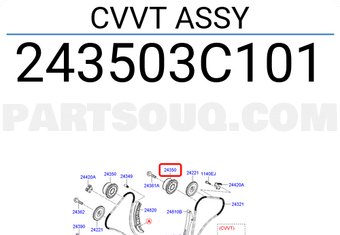Hyundai / KIA 243503C101 CVVT ASSY