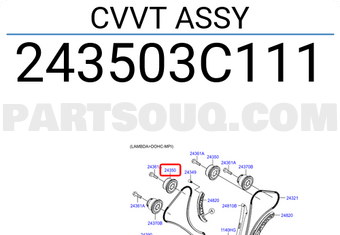 Hyundai / KIA 243503C111 CVVT ASSY