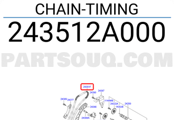 Hyundai / KIA 243512A000 CHAIN-TIMING