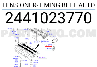 Hyundai / KIA 2441023770 TENSIONER-TIMING BELT AUTO