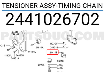 Hyundai / KIA 2441026702 TENSIONER ASSY-TIMING CHAIN