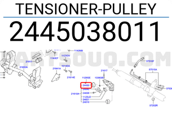 Hyundai / KIA 2445038011 TENSIONER-PULLEY