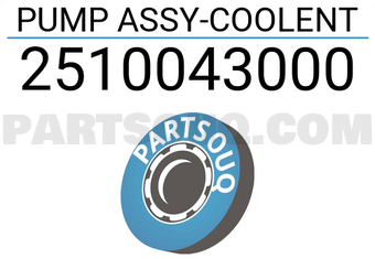 Hyundai / KIA 2510043000 PUMP ASSY-COOLENT