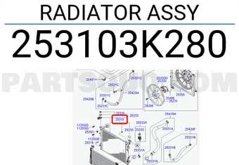 RADIATOR ASSY 253103L290 | Hyundai / KIA Parts | PartSouq