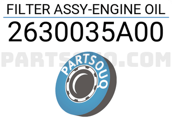 Hyundai / KIA 2630035A00 FILTER ASSY-ENGINE OIL