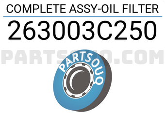 Hyundai / KIA 263003C250 COMPLETE ASSY-OIL FILTER