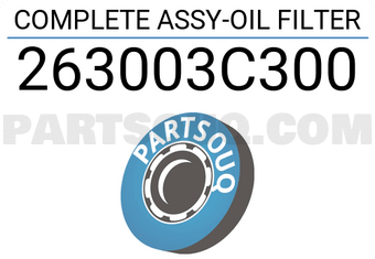 Hyundai / KIA 263003C300 COMPLETE ASSY-OIL FILTER
