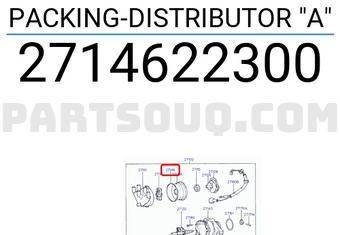 Hyundai / KIA 2714622300 PACKING-DISTRIBUTOR "A