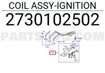 Hyundai / KIA 2730102502 COIL ASSY-IGNITION