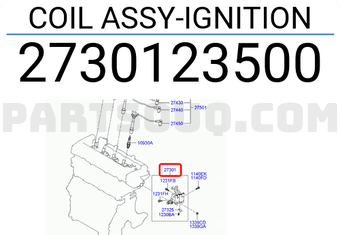 Hyundai / KIA 2730123500 COIL ASSY-IGNITION