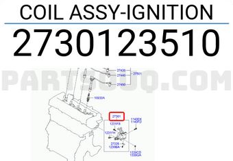 Hyundai / KIA 2730123510 COIL ASSY-IGNITION