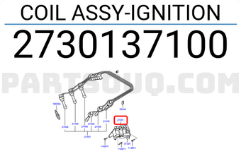 Hyundai / KIA 2730137100 COIL ASSY-IGNITION