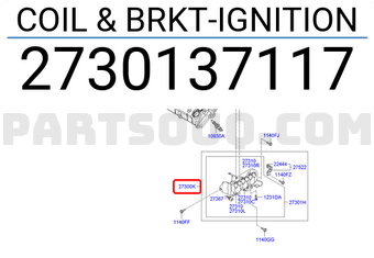 Hyundai / KIA 2730137117 COIL & BRKT-IGNITION