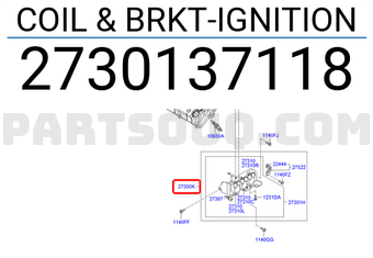Hyundai / KIA 2730137118 COIL & BRKT-IGNITION