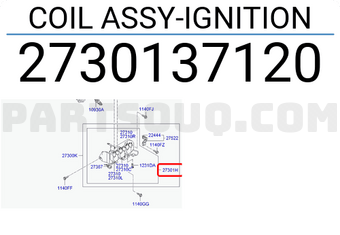 Hyundai / KIA 2730137120 COIL ASSY-IGNITION