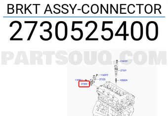 Hyundai / KIA 2730525400 BRKT ASSY-CONNECTOR