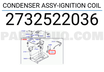 Hyundai / KIA 2732522036 CONDENSER ASSY-IGNITION COIL