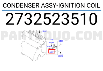 Hyundai / KIA 2732523510 CONDENSER ASSY-IGNITION COIL