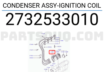 Hyundai / KIA 2732533010 CONDENSER ASSY-IGNITION COIL