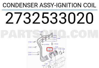 Hyundai / KIA 2732533020 CONDENSER ASSY-IGNITION COIL